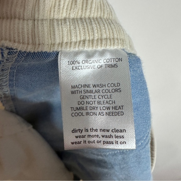 Toad & Co Women's Scouter Cord Pull-On Pant Size Medium Almond Cream Ankle - Picture 6 of 6